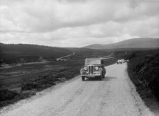 Standard of AE Lindsay competing in the RSAC Scottish Rally, 1936. Artist: Bill Brunell.