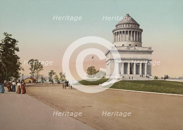 Grant's Tomb and Riverside Park, New York City, ca 1900. Creator: Unknown.