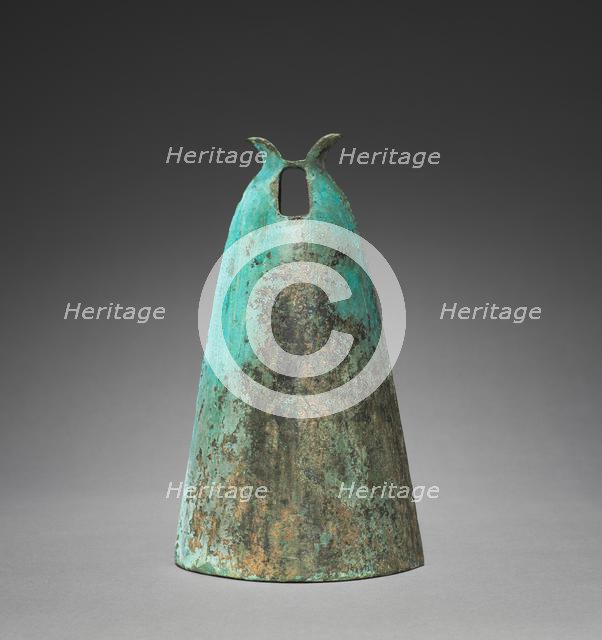 Bell with Diamond-Shaped Insignia, 300s-100s BC. Creator: Unknown.