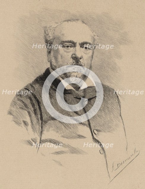 Portrait of the composer Emmanuel Chabrier (1841-1894), 1890.