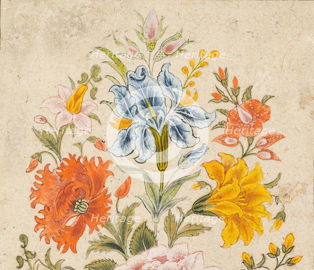Floral Bouquet (image 3 of 3), between 1700 and 1750. Creator: Unknown.