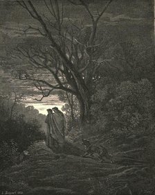 'He, soon as he saw that I was weeping', c1890.  Creator: Gustave Doré.