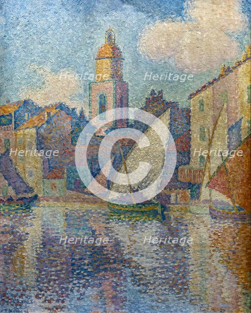 Le clocher de Saint-Tropez, 1896. Creator: Signac; Paul (1863-1935).