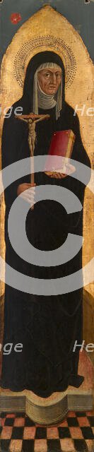 Saint Monica from an Augustinian altarpiece, 1450/75. Creator: Unknown.