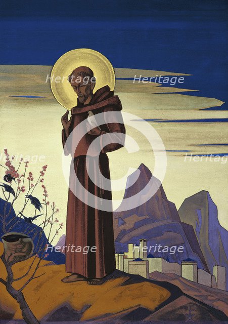 'Saint Francis', 1932.  Artist: Nicholas Roerich
