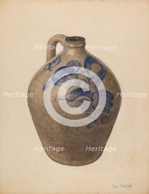 Jug, c. 1940. Creator: Anne Nemtzoff.