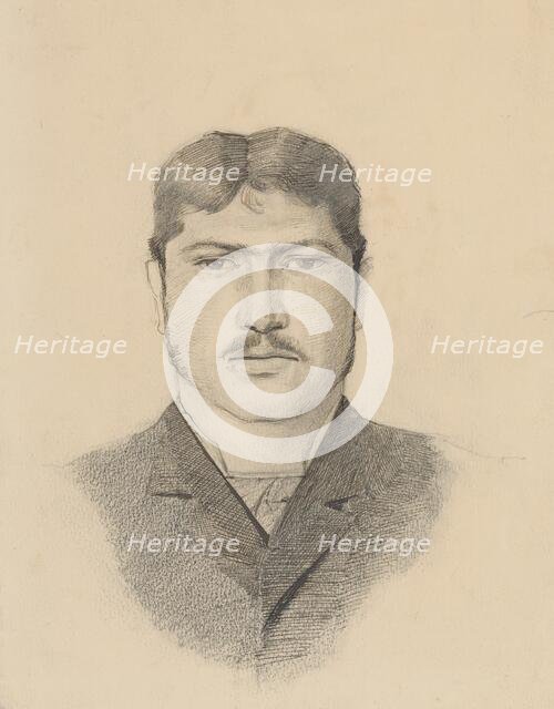 Bachelor's head, 1880-1910. Creator: Ladislav Mednyanszky.