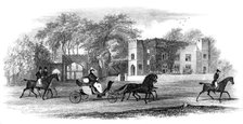 King George IV taking his favourite exercise, near the Sandpit Gate, Windsor Park, 1820s.Artist: Melville