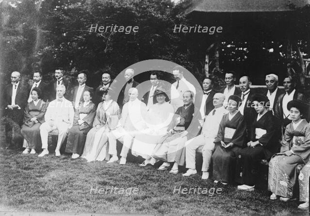 E.T. Gray & wife at Tokyo, between c1915 and c1920. Creator: Bain News Service.