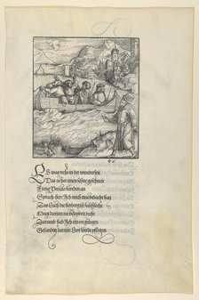 Theuerdanck's Ship Caught in the Ice, from Theuerdanck, 1517. Creator: Hans Schäufelein the Elder.