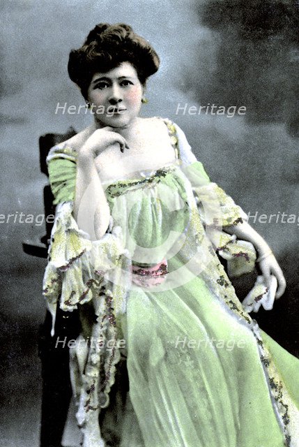 Marie Tempest (1864-1942), English singer and actress, 1905.Artist: S Hildesheimer & Co