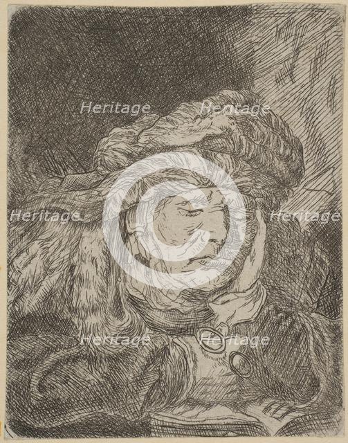 Old Woman Sleeping (copy).n.d. Creator: Unknown.