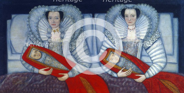 'The Cholmondeley Sisters', 1600-1610. Artist: Anon