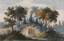 General Washington's Tomb at Mount Vernon (Copy after Engraving in The Port Folio..., 1811-ca.1813. Creator: Pavel Petrovic Svin'in.