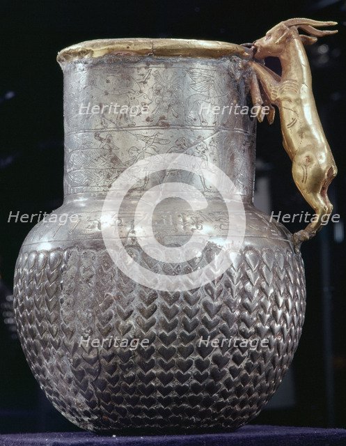 Ancient Egyptian pot from the time of Rameses II, 13th century BC. Artist: Unknown