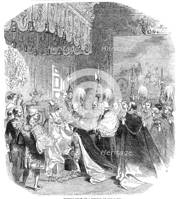Installation of a Knight of the Bath, 1844. Creator: Unknown.