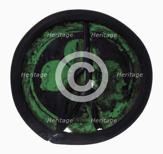 Glass Fragment, European, 14th century. Creator: Unknown.