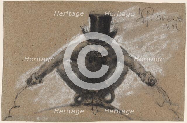 Satan Rides and Drives the World, 1882. Creator: Francesco Paolo Michetti.