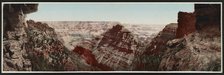 Grand Canyon of the Colorado, Arizona, c1898. Creator: William H. Jackson.