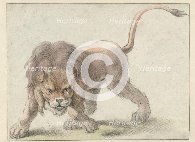 Lion, c.1626. Creator: Cornelis Saftleven.