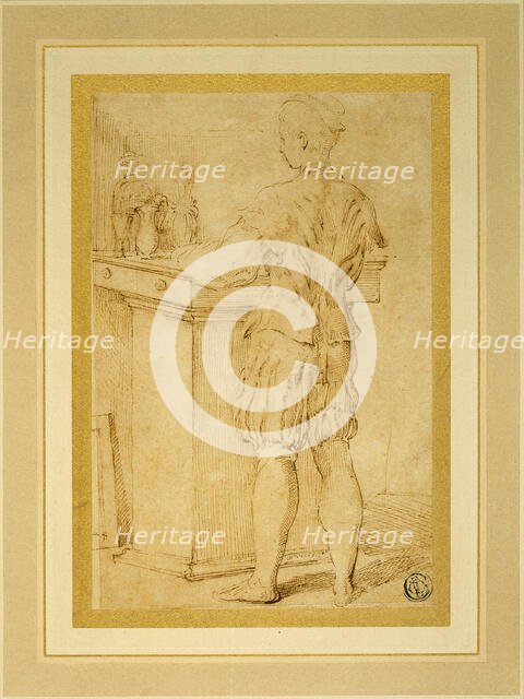 Page Serving Wine or The Painter's Apprentice, 1530/40. Creator: Parmigianino.