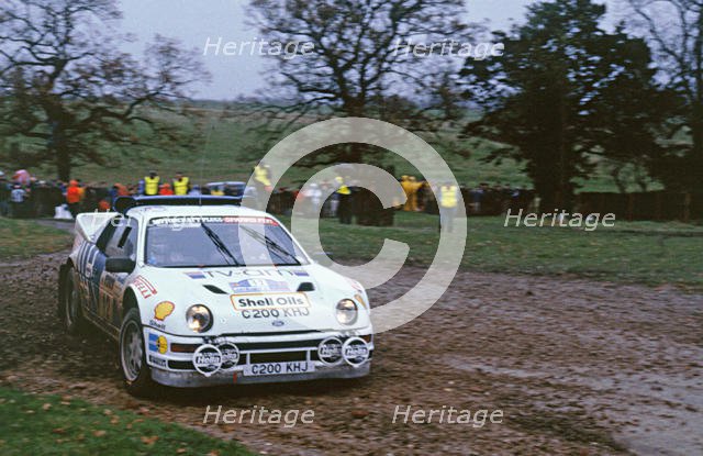 Ford RS200, Mark Lovell, 1986 RAC Rally. Creator: Unknown.