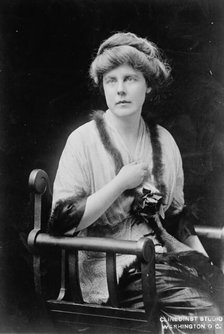 Miss Lucy Burns of C.U.W.S., 1913.  Creator: Harris & Ewing.