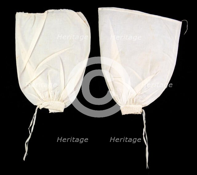 Undersleeves, American, ca. 1860. Creator: Unknown.