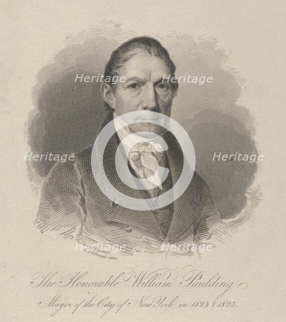 Honorable Willam Paulding, Mayor of the City of New York, 1826. Creator: Asher Brown Durand.