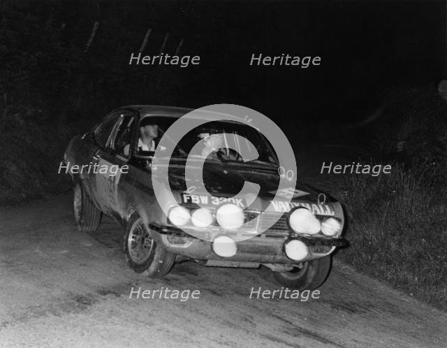 Vauxhall Firenza, Barrie Williams on Peak Revs Rally 1972. Creator: Unknown.