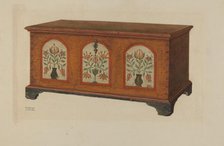 Pa. German Chest, c. 1938. Creator: Frances Lichten.