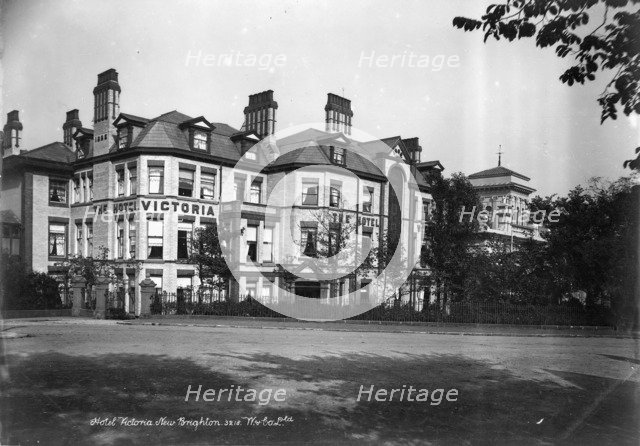 Hotel Victoria, New Brighton, Wallasey, Cheshire, 1890-1910. Artist: Unknown