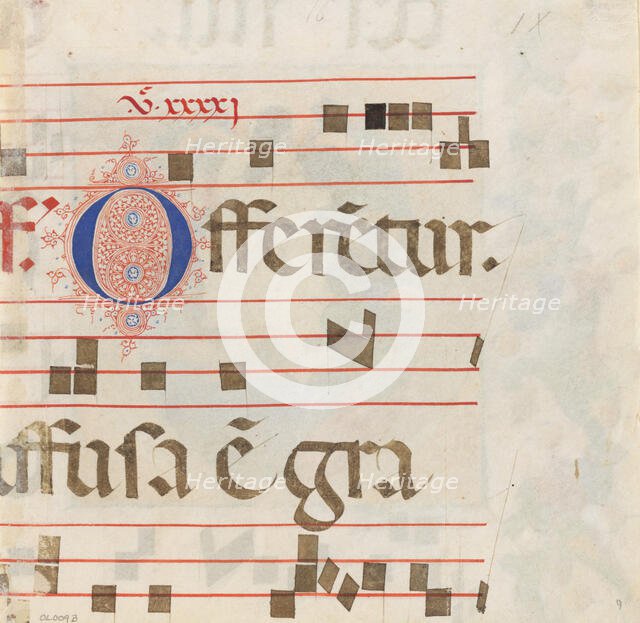 Text Page, about 1392-1402. Creator: Unknown.