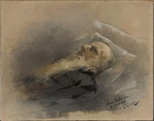 Bohdan Zaleski on His Deathbed, March 31, 1886. Creator: Anna Bilinska.