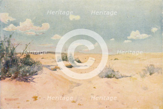 'A Desert Study at Tel-El-Kebir', c1880, (1904). Artist: Robert George Talbot Kelly.