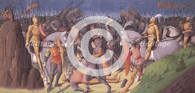 Aemilus Lepidus, as a boy, showing his generous nature saving the life of a citizen..., 1473-c1480.  Creator: Unknown.