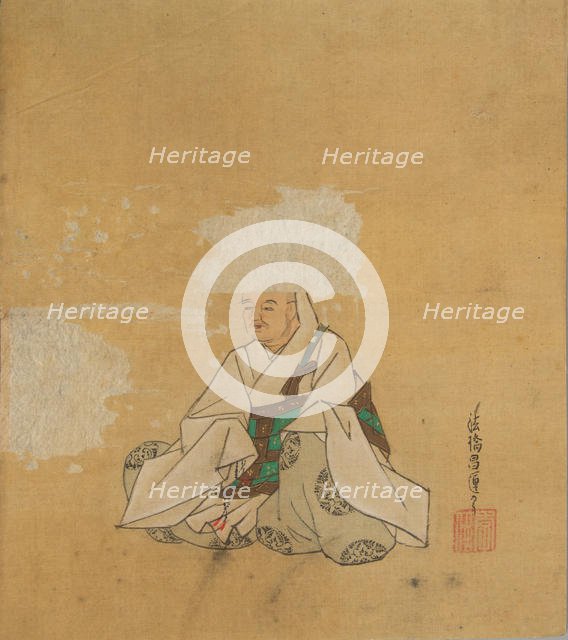 Immortal Poet, 17th century. Creator: Kano Shoun.