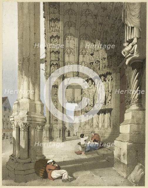 Notre Dame, Chartres, 1839. Creator: Thomas Shotter Boys.