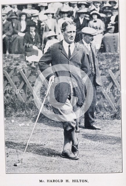 Harold H Hilton, golfer, c1900. Artist: Unknown