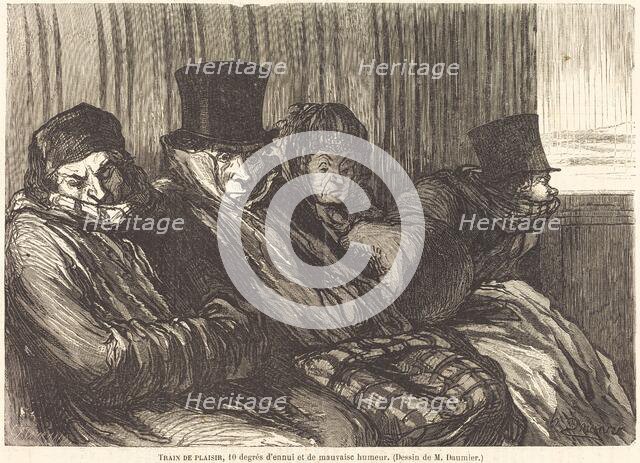 Train de plaisir, 1862. Creator: Charles Maurand.