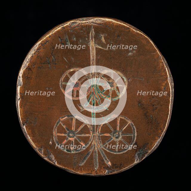 The Heraldic Carro [reverse], c. 1500. Creator: Unknown.