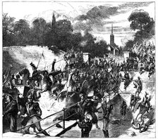Battle of Sedan, France, Franco-Prussian War, 1 September 1870 (c1880). Artist: Unknown