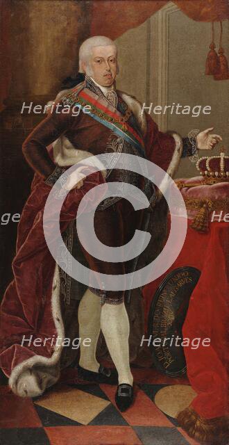 Portrait of Dom John VI (1767-1826), King of Portugal, Brazil and the Algarves. Creator: Anonymous.