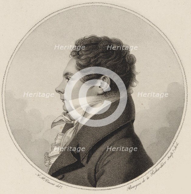 Portrait of the violinist and composer Ferdinand Gasse (1780-c. 1840), 1806.