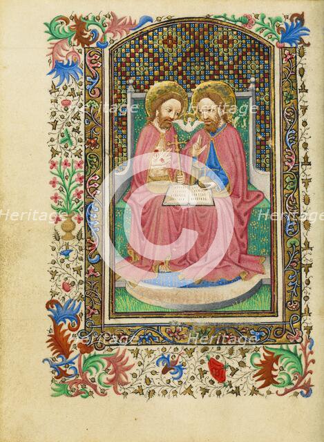 The Trinity; Book of Hours, about 1430-1440. Creator: Fastolf Master.