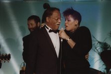 Dee Dee Bridgewater and Clark Terry, Jazz Inn Party, Nordwijk, Netherlands, 1989. Creator: Brian Foskett.