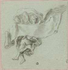 Angel with Putti Carrying Object, n.d. Creator: Sebastiano Conca.