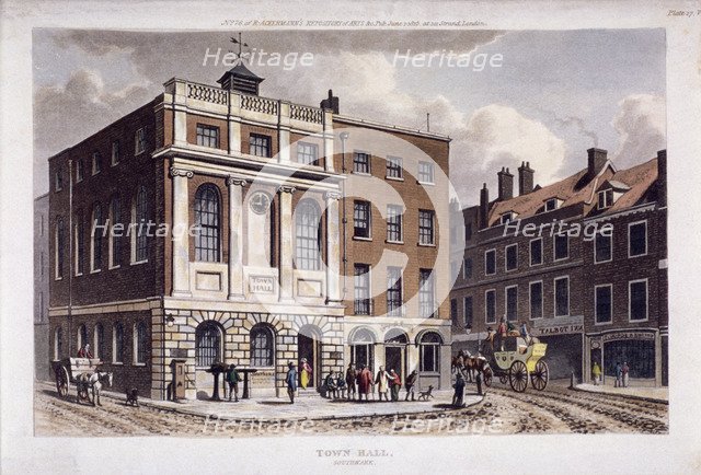 Borough High Street, Southwark, London, 1815. Artist: Anon