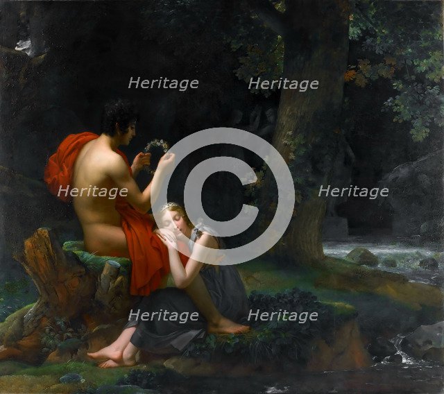 Daphnis and Chloë. Artist: Gérard, François Pascal Simon (1770-1837)
