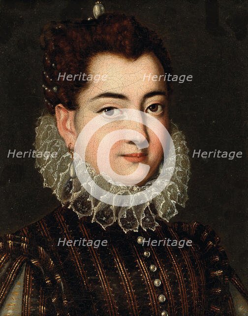 Portrait of Marchioness Clelia Farnese (1556-1613), Second half of the16th cen. Creator: Anonymous.
